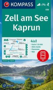 KOMPASS Wanderkarte 030 Zell am See, Kaprun 1:35.000  9783991217794