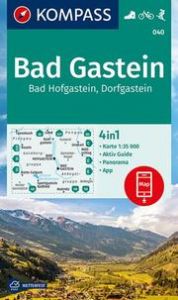 KOMPASS Wanderkarte 040 Bad Gastein, Bad Hofgastein, Dorfgastein 1:35.000  9783991215523