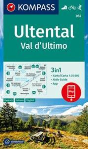 KOMPASS Wanderkarte 052 Ultental, Val d'Ultimo 1:25.000  9783990447451