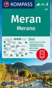 KOMPASS Wanderkarte 053 Meran/Merano 1:25.000  9783991217381