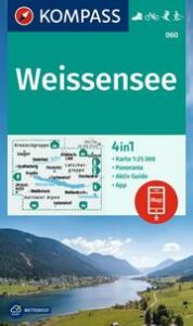 KOMPASS Wanderkarte 060 Weissensee 1:25.000  9783991215073