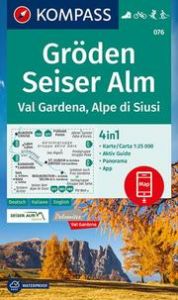 KOMPASS Wanderkarte 076 Gröden, Seiser Alm, Val Gardena, Alpe di Siusi 1:25.000  9783991213826