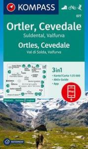 KOMPASS Wanderkarte 077 Ortler, Cevedale, Suldental, Valfurva/Ortles, Cevedale, Val di Solda, Valfura 1:25.000  9783991214588