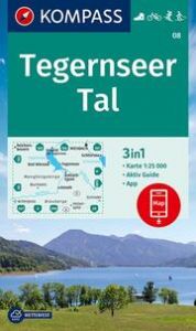 KOMPASS Wanderkarte 08 Tegernseer Tal 1:25.000  9783990448939