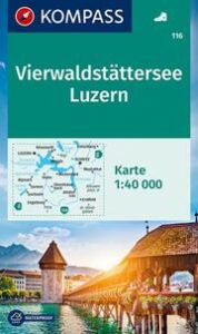 KOMPASS Wanderkarte 116 Vierwaldstätter See, Luzern 1:40.000  9783850269681