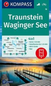 KOMPASS Wanderkarte 16 Traunstein, Waginger See 1:50.000  9783990447222