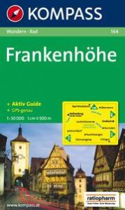 KOMPASS Wanderkarte 164 Frankenhöhe 1:50.000  9783850261029