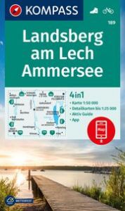 KOMPASS Wanderkarte 189 Landsberg am Lech, Ammersee 1:50.000  9783991218197