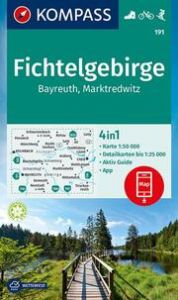 KOMPASS Wanderkarte 191 Fichtelgebirge, Bayreuth, Marktredwitz 1:50.000  9783991210702