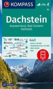 KOMPASS Wanderkarte 20 Dachstein, Ausseerland, Bad Goisern, Hallstatt 1:50.000  9783991213840