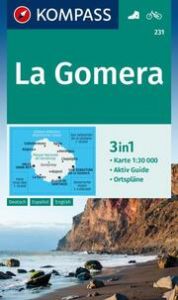 KOMPASS Wanderkarte 231 La Gomera 1:30.000  9783991217930