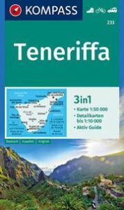 KOMPASS Wanderkarte 233 Teneriffa 1:50.000  9783990445686