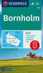 KOMPASS Wanderkarte 236 Bornholm 1:50.000  9783990449523