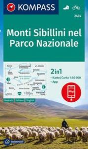 KOMPASS Wanderkarte 2474 Monti Sibillini nel Parco Nazionale 1:50.000  9783991211242