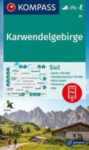 KOMPASS Wanderkarte 26 Karwendelgebirge 1:50.000  9783991212645