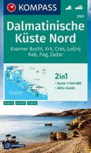 KOMPASS Wanderkarte 2901 Dalmatinische Küste Nord 1:100.000  9783990447345