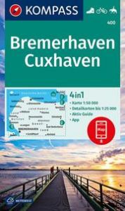 KOMPASS Wanderkarte 400 Bremerhaven, Cuxhaven 1:50.000  9783990446089