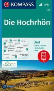 KOMPASS Wanderkarte 462 Die Hochrhön 1:25.000  9783991213932