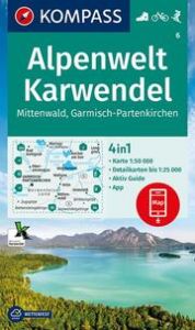 KOMPASS Wanderkarte 6 Alpenwelt Karwendel Mittenwald, Garmisch-Partenkirchen 1:50.000  9783991212133