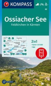 KOMPASS Wanderkarte 62 Ossiacher See, Feldkirchen in Kärnten 1:25.000  9783991541769