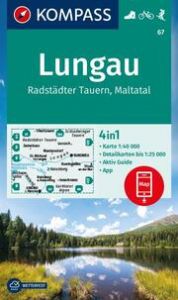 KOMPASS Wanderkarte 67 Lungau, Radstädter Tauern, Maltatal 1:40.000  9783991214533