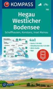 KOMPASS Wanderkarte 783 Hegau Westlicher Bodensee, Schaffhausen, Konstanz, Insel Mainau 1:50.000  9783991218241