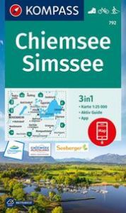 KOMPASS Wanderkarte 792 Chiemsee, Simssee 1:25.000  9783991212218