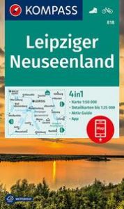 KOMPASS Wanderkarte 818 Leipziger Neuseenland 1:50.000  9783990442623