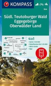 KOMPASS Wanderkarte 844 Südlicher Teutoburger Wald - Eggegebirge - Oberwälder Land 1:50.000  9783990449974