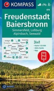 KOMPASS Wanderkarte 878 Freudenstadt, Baiersbronn, Simmersfeld, Loßburg, Alpirsbach 1:25.000  9783991212737