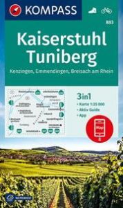 KOMPASS Wanderkarte 883 Kaiserstuhl, Tuniberg, Kenzingen, Emmendingen, Breisach am Rhein 1:25.000  9783990449134