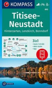 KOMPASS Wanderkarte 893 Titisee-Neustadt 1:25.000  9783991215660