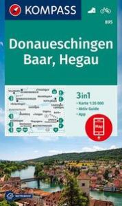 KOMPASS Wanderkarte 895 Donaueschingen, Baar, Hegau 1:35.000  9783991212768