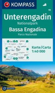 KOMPASS Wanderkarte 98 Unterengadin, Nationalpark/Bassa Engadina, Parco Nazionale 1:40.000  9783991218098