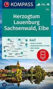 KOMPASS Wanderkarte Herzogtum Lauenburg, Sachsenwald, Elbe KOMPASS-Karten GmbH 9783990447369