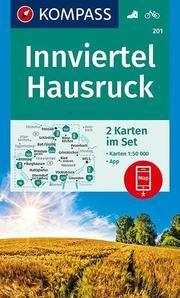 KOMPASS Wanderkarte Innviertel, Hausruck KOMPASS-Karten GmbH 9783990446348