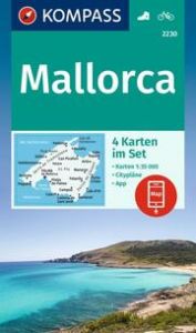 KOMPASS Wanderkarten-Set 2230 Mallorca (4 Karten) 1:35.000  9783991218043