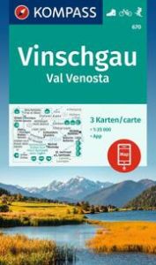 KOMPASS Wanderkarten-Set 670 Vinschgau/Val Venosta (3 Karten) 1:25.000  9783991218920