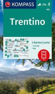 KOMPASS Wanderkarten-Set 683 Trentino (3 Karten) 1:50.000  9783991212461