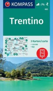 KOMPASS Wanderkarten-Set 683 Trentino (3 Karten) 1:50.000  9783991540694