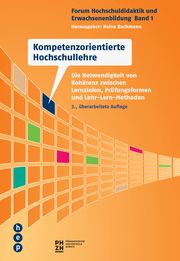 Kompetenzorientierte Hochschullehre Bachmann, Heinz 9783035510843