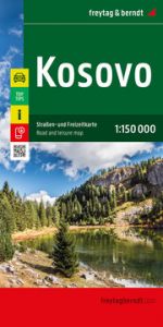 Kosovo, Straßen- und Freizeitkarte 1:150.000, freytag & berndt freytag & berndt 9783707922875