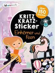 Kritzkratz-Sticker - Einhörner und Feen  9783845833682