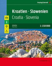 Kroatien - Slowenien, Autoatlas 1:150.000 Freytag-Berndt und Artaria KG 9783707918441