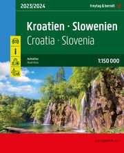 Kroatien - Slowenien, Autoatlas 1:150.000  9783707922042