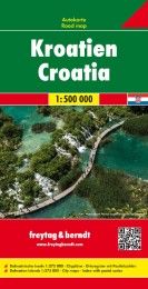 Kroatien, Autokarte 1:500.000 Freytag-Berndt und Artaria KG 9783707904574