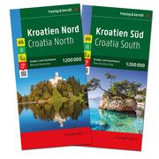 Kroatien, Straßenkarten-Set 1:200.000 freytag & berndt 9783707919783