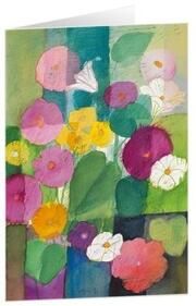 Kunstkarten 'Frühlingsfarben' 5 Stk.  4250454727312