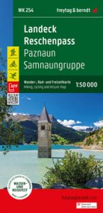 Landeck - Reschenpass, Wander-, Rad- und Freizeitkarte 1:50.000, freytag & berndt, WK 254 freytag & berndt 9783707923421