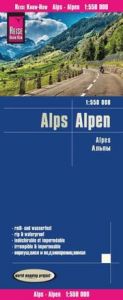 Landkarte Alpen/Alps (1:550.000) Reise Know-How Verlag Peter Rump 9783831774005